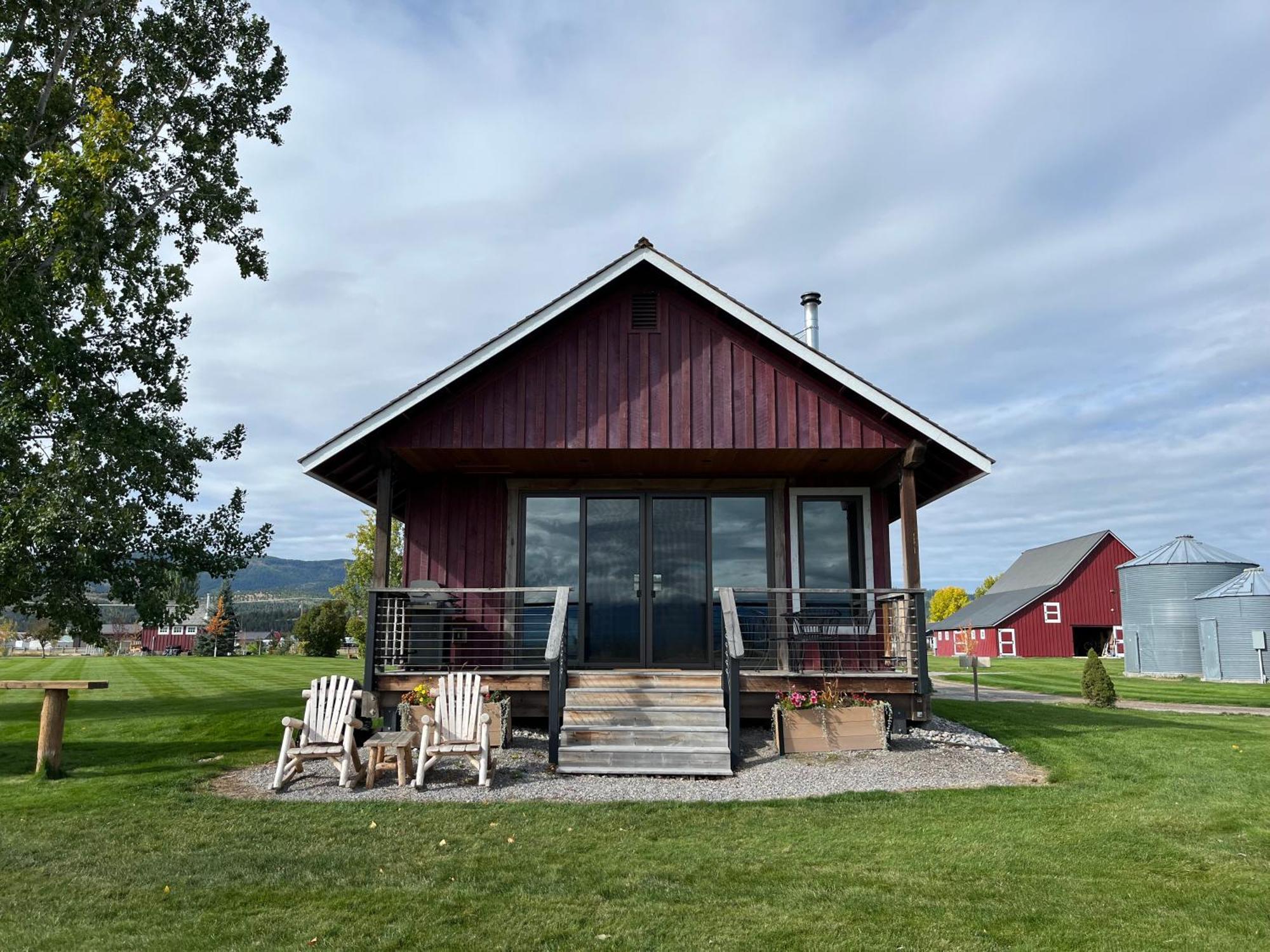 New Cabin With Spectacular Views Of Flathead Lake. Somers Exteriör bild