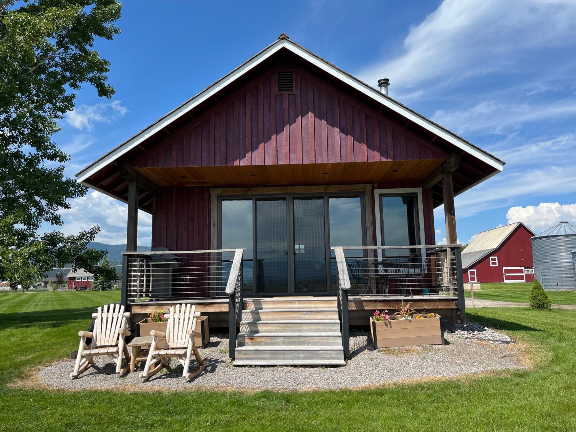 New Cabin With Spectacular Views Of Flathead Lake. Somers Exteriör bild
