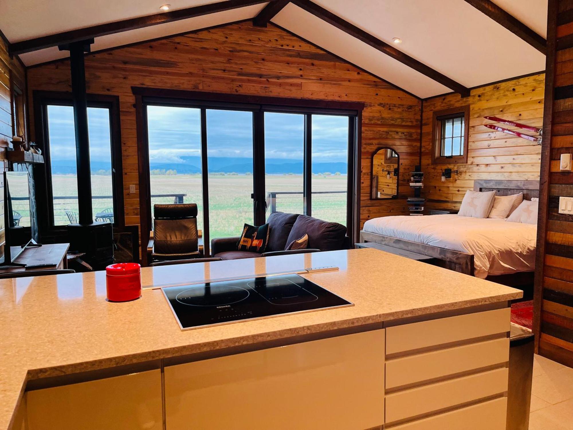 New Cabin With Spectacular Views Of Flathead Lake. Somers Exteriör bild