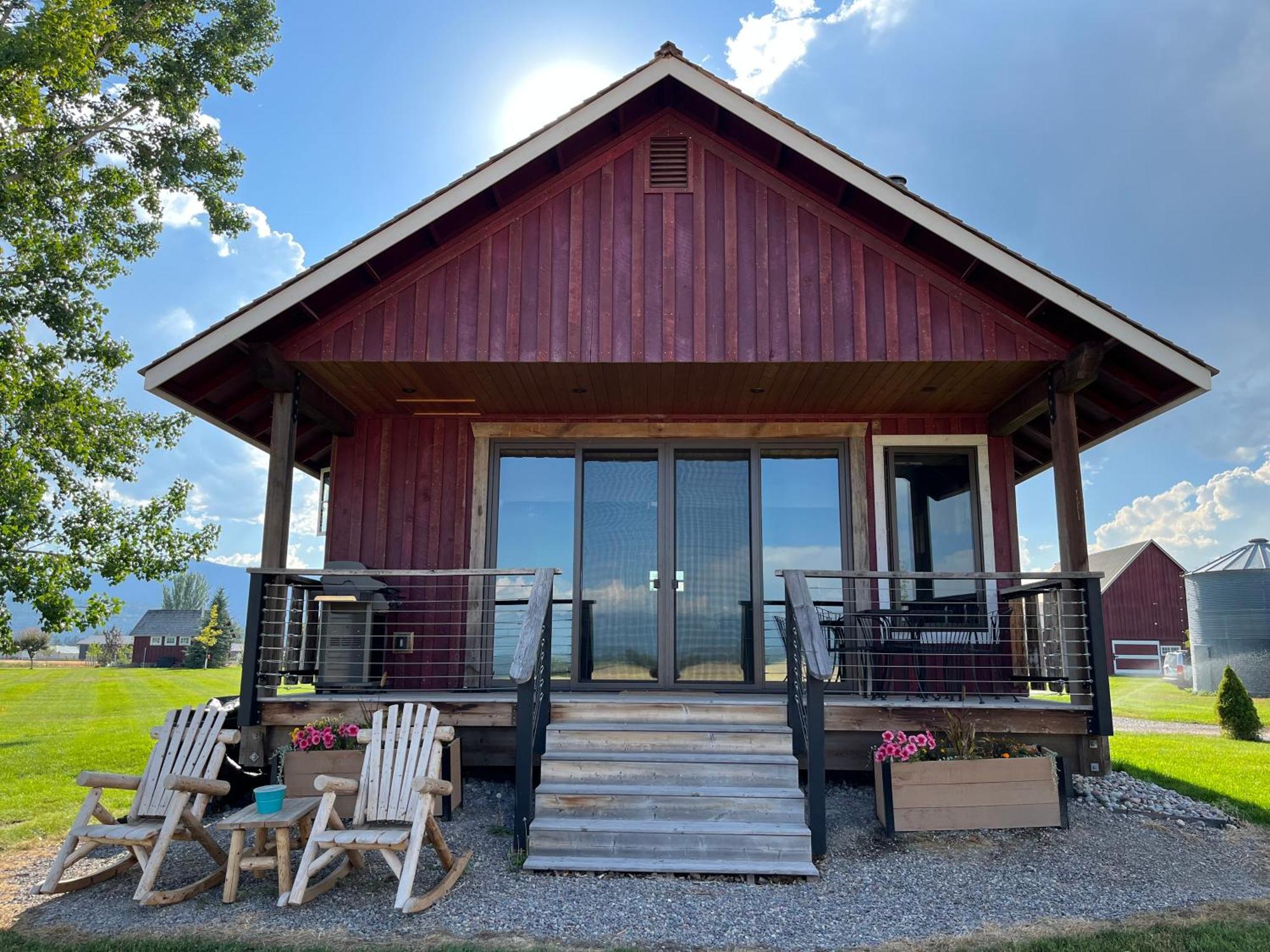 New Cabin With Spectacular Views Of Flathead Lake. Somers Exteriör bild